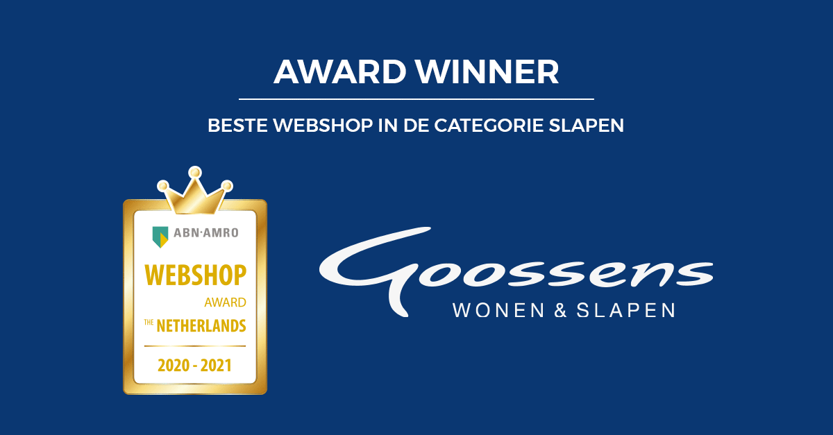 Goossens winnaar ABN Amro award in categorie Slapen