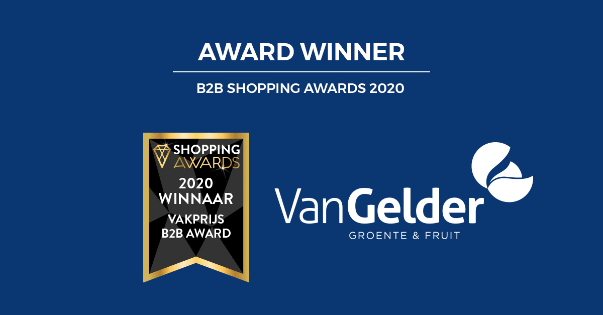 Van Gelder wint Shopping Award in de categorie B2B