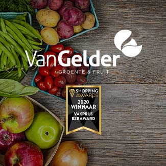 Van Gelder groente & fruit logo en sfeerbeeld