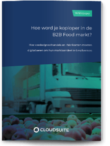 Hoe word je koploper in de B2B food markt? whitepaper