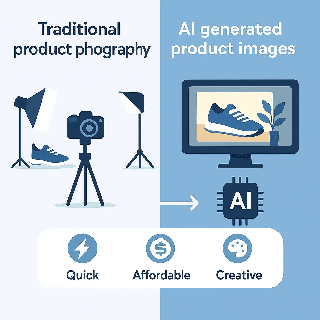 AI voor productafbeeldingen