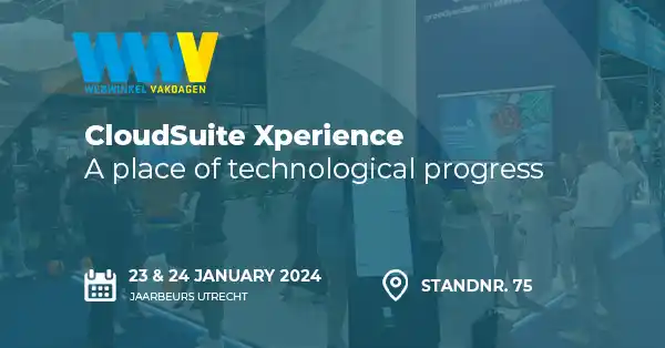 CloudSuite Xperience at Webwinkel Vakdagen - 23 & 24 January 2024